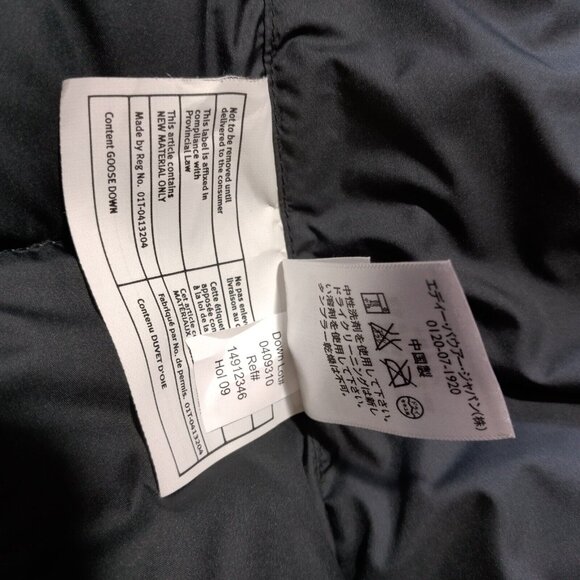 EB700 Eddie Bauer Puffer Vest Men L Tall Gray Goose Down Jacket - Picture 5 of 16